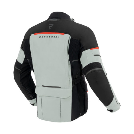 Kurtka Motocyklowa Męska Rebelhorn RANGE GREY/BLACK/RED