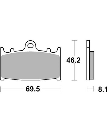 Klocki Hamulcowe SBS 631RSI