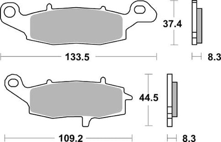 Klocki Hamulcowe SBS 705RST