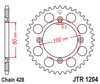 Zębatka Tylna JT JTR1204.50