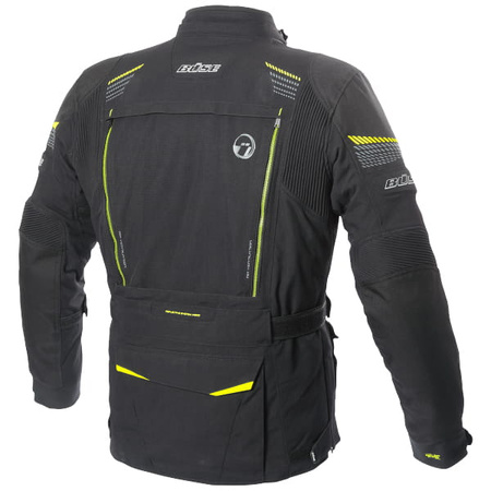 Kurtka Motocyklowa Męska BUSE TRAVEL PRO Black/Yellow