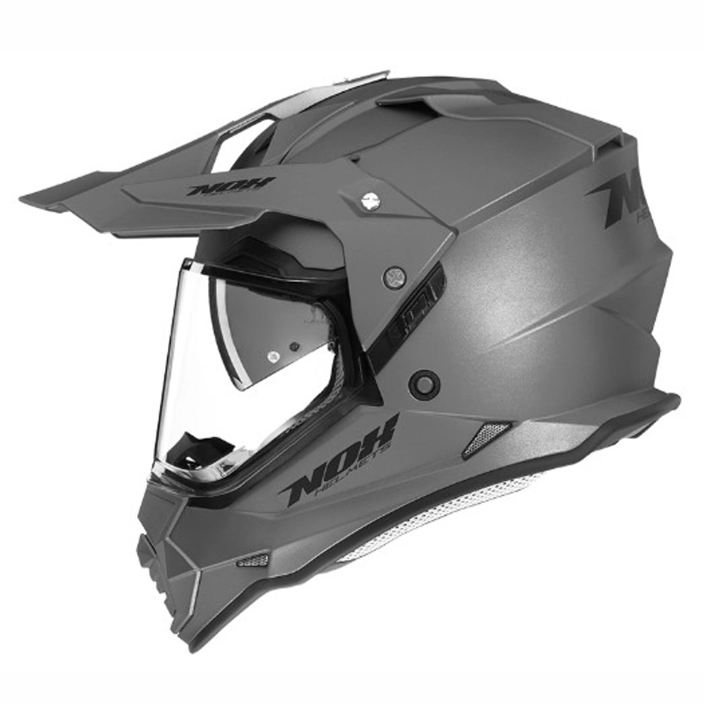 Kask off-roadowy motocyklowy NOX N312 Tytanowy mat