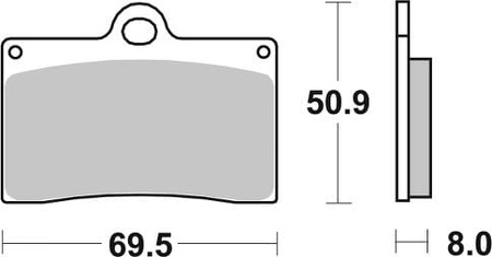 Klocki Hamulcowe SBS 566H.HF