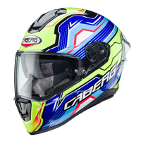Kask Integralny Motocyklowy CABERG DRIFT EVO LB29 BLACK BLUE YELLOW