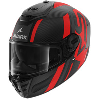 Kask Integralny Shark Spartan RS Carbon Shawn Black Red Matt