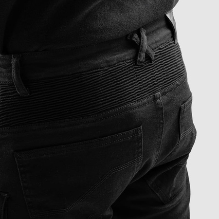 Spodnie Motocyklowe Męskie OZONE FASTER TAPERED FIT Black