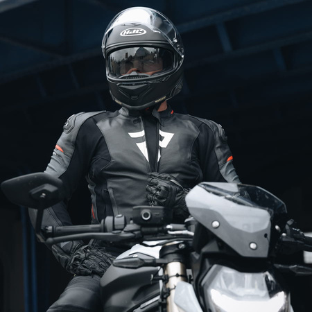 Kurtka motocyklowa Rebelhorn Veloce Black Grey Fluo