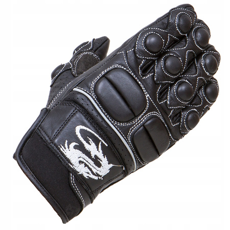 ADRAKE LEKKIE KRÓTKIE WYGODNE RĘKAWICE SKÓRZANE M