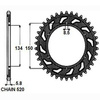 Zębatka Tylna Sunstar Aluminiowa SUNR5-3619-52