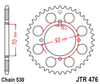 Zębatka Tylna JT JTR476.41