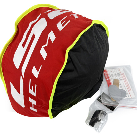 Kask Motocyklowy Otwarty LS2 OF618 VERSO II SOLID BLACK RED MATT