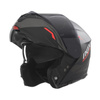 Kask Szczękowy Motocyklowy NOX N968 ULTRA BLACK RED MATT