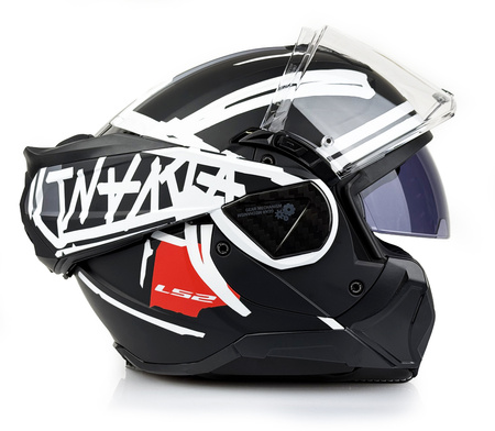 Kask Szczękowy LS2 FF910 Advant II Tape Black czarny