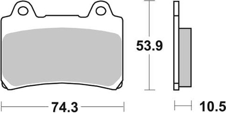 Klocki Hamulcowe SBS 590HS