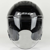 Kask Motocyklowy Otwarty LS2 OF618 VERSO II SOLID BLACK GLOSS