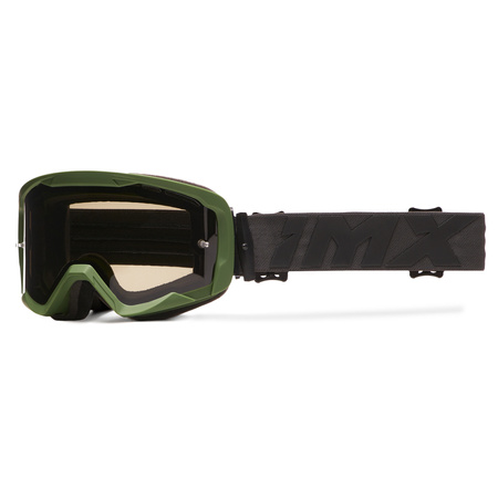 GOGLE IMX ENDURANCE FLIP GOG GREEN/BLACK (SZYBA DARK SMOKE + CLEAR)