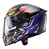 Kask Integralny Motocyklowy CABERG AVALON X GURKHA BLACK ORANGE VIOLET