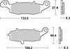 Klocki Hamulcowe SBS 704LS