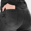 Damskie Jeansy Motocyklowe SHIMA ZENITH LADY czarny dżins