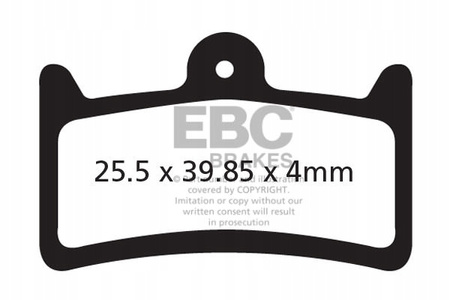 EBC KLOCKI ROWEROWE CFA639HH METALICZNE