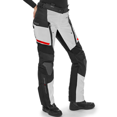 Damskie Spodnie Motocyklowe SHIMA DUNE LADY SHORT czarny biały