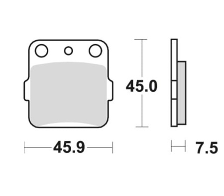 Klocki Hamulcowe TRW MCB561SI