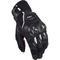 Rękawice Męskie Motocyklowe LS2 SPARK 2 BLACK WHITE