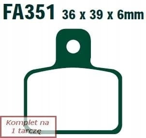 Klocki Hamulcowe EBC FA351TT