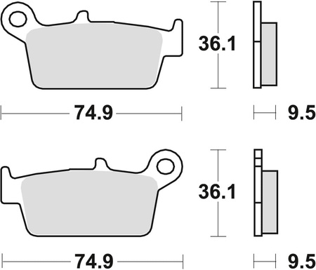 Klocki Hamulcowe TRW MCB575