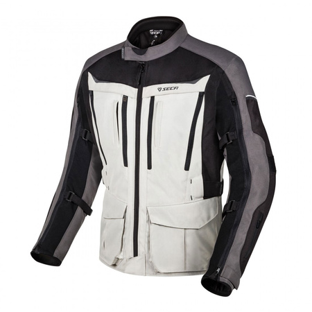 Tekstylna Kurtka Motocyklowa SECA DISCOVERY GREY