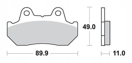 Klocki Hamulcowe SBS 542HF