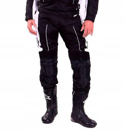 Spodnie Motocyklowe Wolf Black&White