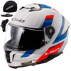 Kask Integralny LS2 FF808 Stream II Vintage White Blue Red