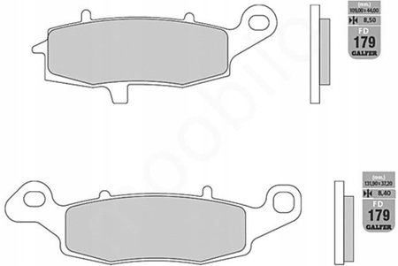 Klocki Hamulcowe Galfer FD179G1054