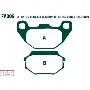 Klocki Hamulcowe EBC SFA305