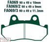 Klocki Hamulcowe EBC FA069/3V
