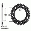 Zębatka Tylna Sunstar Aluminiowa SUNR5-3547-47