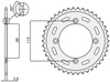 Zębatka Tylna Sunstar SUNR1-1390-46