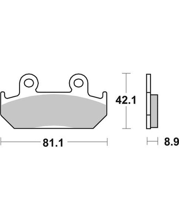 Klocki Hamulcowe SBS 593HF