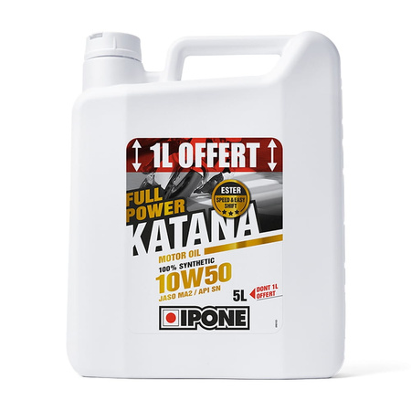 Olej Syntetyczny 4T Ipone Full Power Katana 10W50 5l