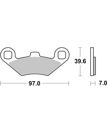 Klocki Hamulcowe SBS 716ATS