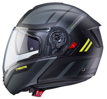 Kask Szczękowy Caberg Levo X Manta Black Gray Matt