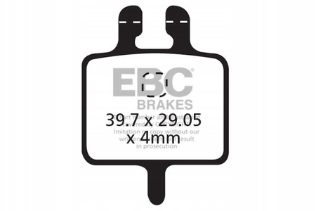 EBC KLOCKI ROWEROWE CFA309R ORGANICZNE WYCZYNOWE