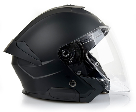 Kask Otwarty LS2 OF618 VERSO II SOLID czarny matowy