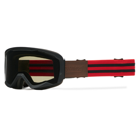 GOGLE IMX ENDURANCE FLIP GOG BLACK/RED (SZYBA DARK SMOKE + CLEAR)