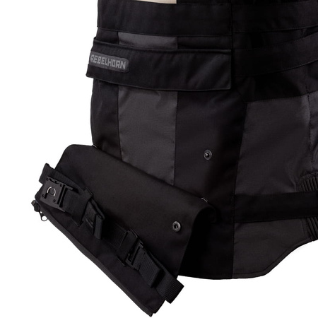 Męska Kurtka Motocyklowa Rebelhorn Patrol Black Fluo