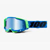 GOGLE 100 PROCENT CROSS/ENDURO RACECRAFT 2 FREMONT NIEBIESKI ZIELONY CZARNY SZYBA NIEBIESKIE LUSTRO