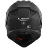 Kask Motocyklowy Adventure LS2 MX702 PIONEER II BLACK MAT czarny matowy
