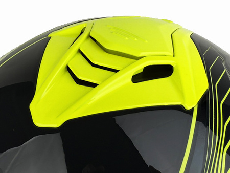 Kask Integralny Apex FI200 MADRID GREY/YELLOW