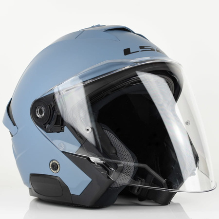 Kask Motocyklowy Otwarty LS2 OF618 VERSO II SOLID MISTY BLUE